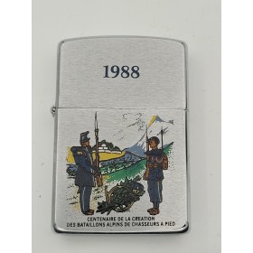 1988 Centenaires de la Création des Bataillons Alpins de De Chasseurs à Pied Juin 1989
