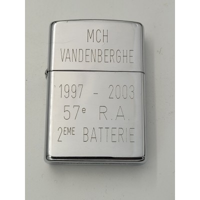 57° Régiment d'Artillerie Mch Vandenberghe Avril 2000 2 Faces