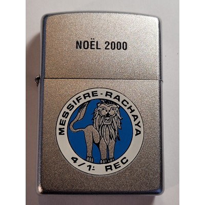 1° Régiment Etranger de Cavalerie 4° Escadron Noel Octobre 2000 Couleur 2 Faces